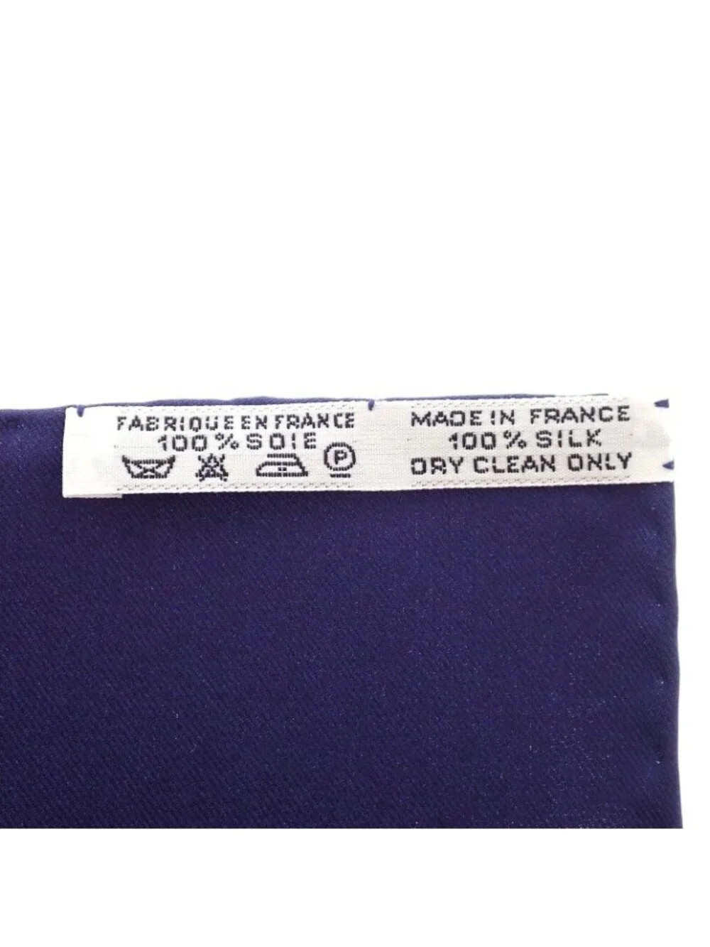 Hermes Carre 90 the Original New Orleans Creole Jazz Vintage Scarf Silk Navy